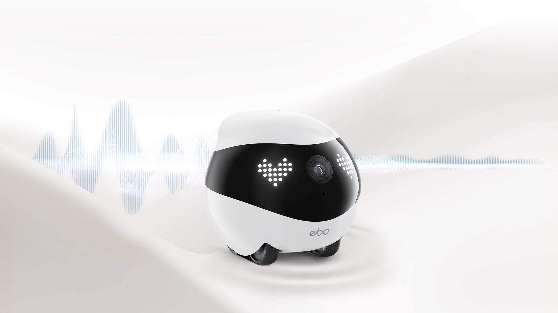 EBO Air 2 companion robot: ClearVoice AI Noise Cancellation