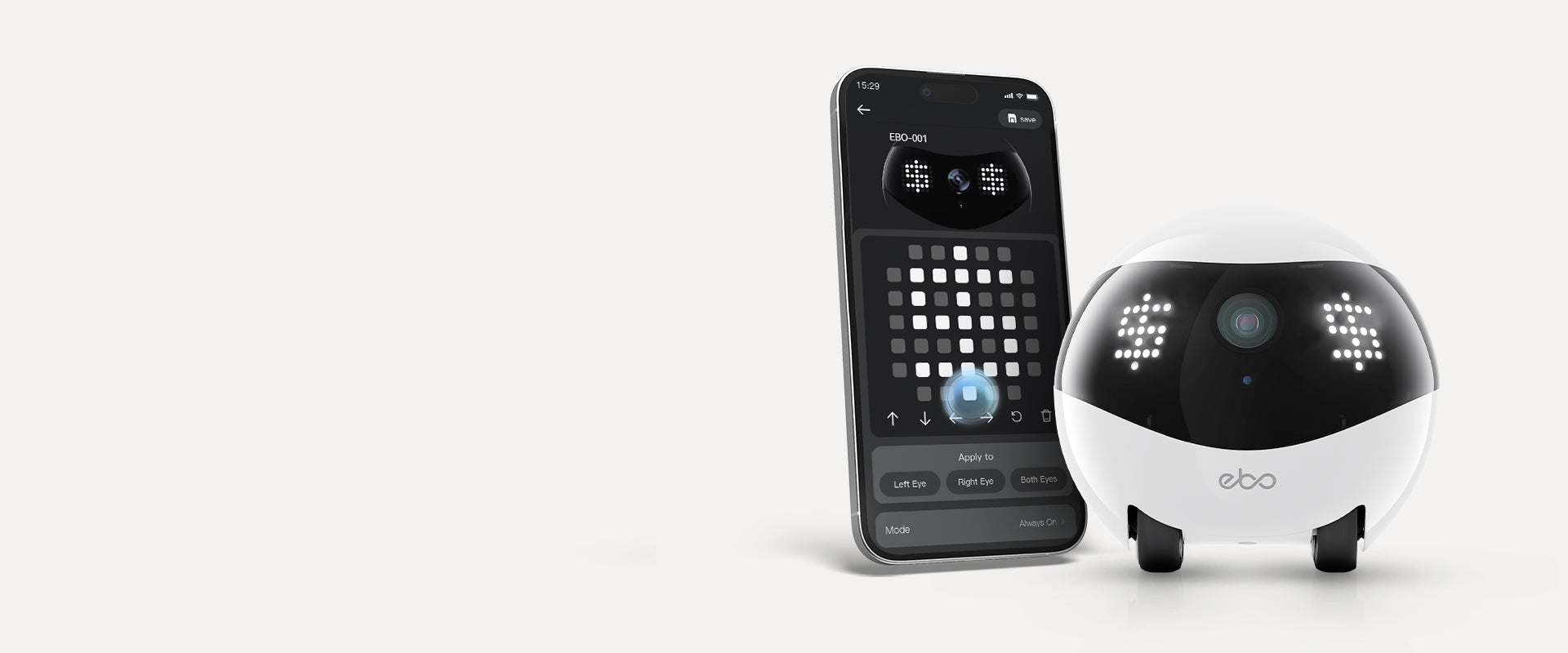 EBO Air 2 companion robot: Motion Detection and Activity Alerts