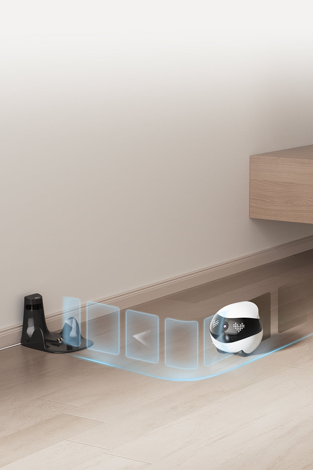 EBO Air 2 companion robot: Worry-Free Battery Management