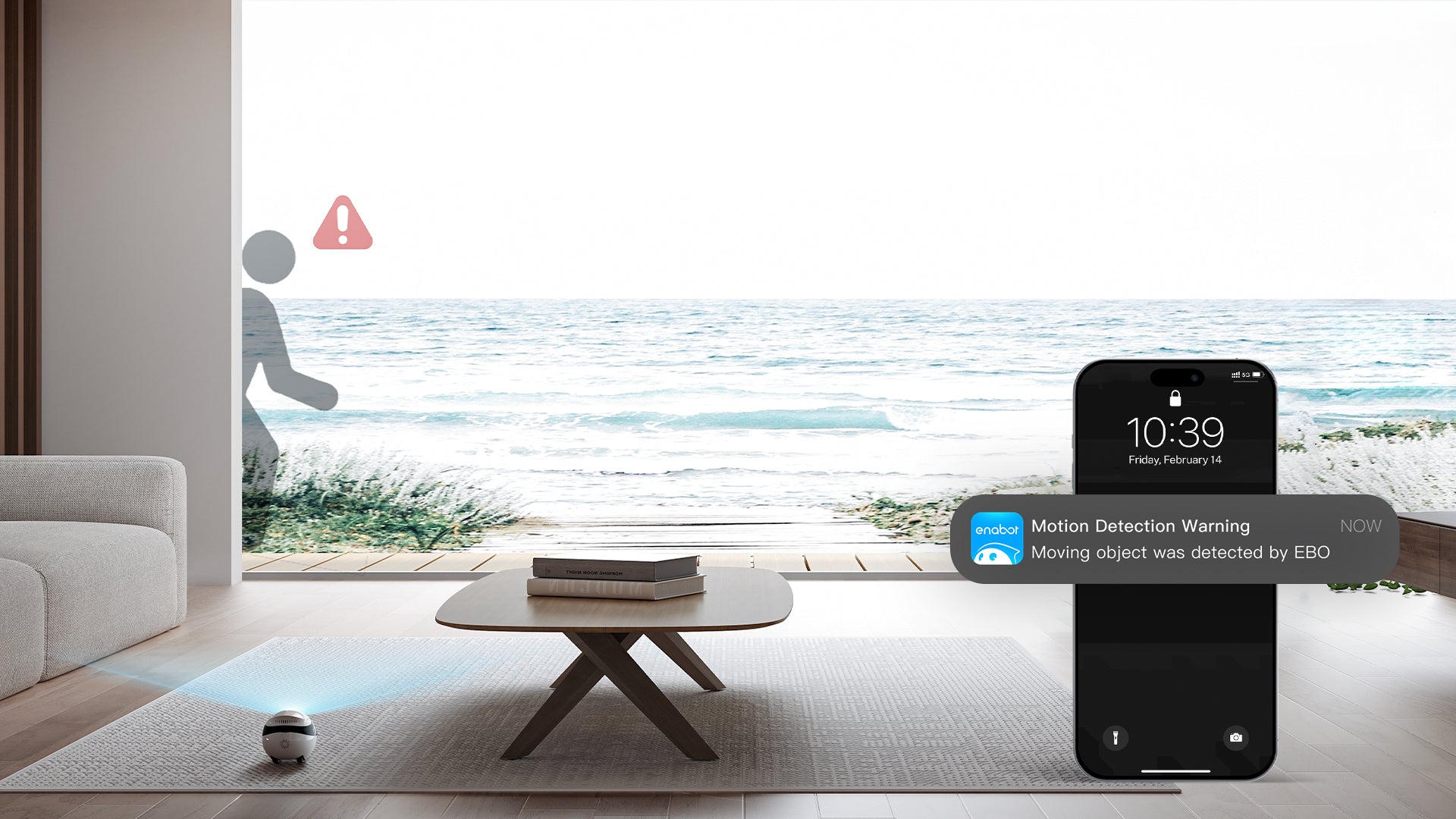 EBO Air 2 companion robot: Motion Detection and Activity Alerts