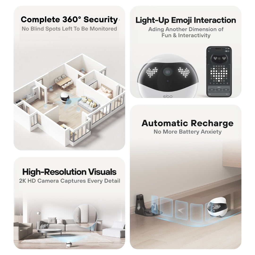 EBO SE Smart Home Moving Robot – Enabot Malaysia