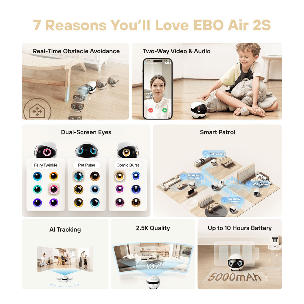 [Pre-Order: ETA 10 Feb] Enabot EBO Air 2S