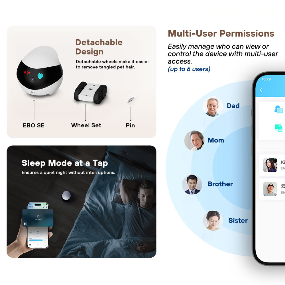 [Pre Order, ETA: 25 Oct] EBO SE Smart Home Moving Robot