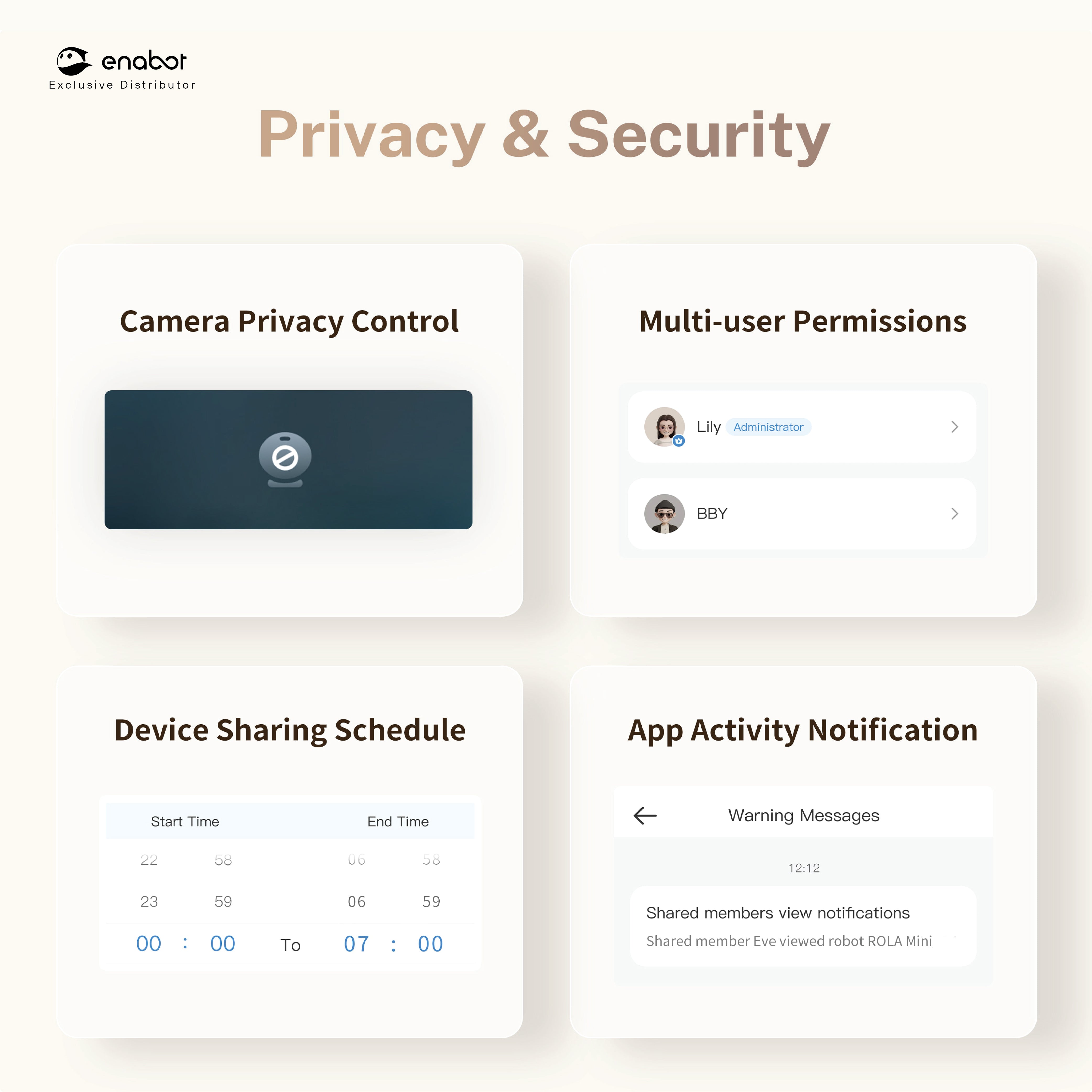 Enabot ROLA Mini 2K Camera Robot