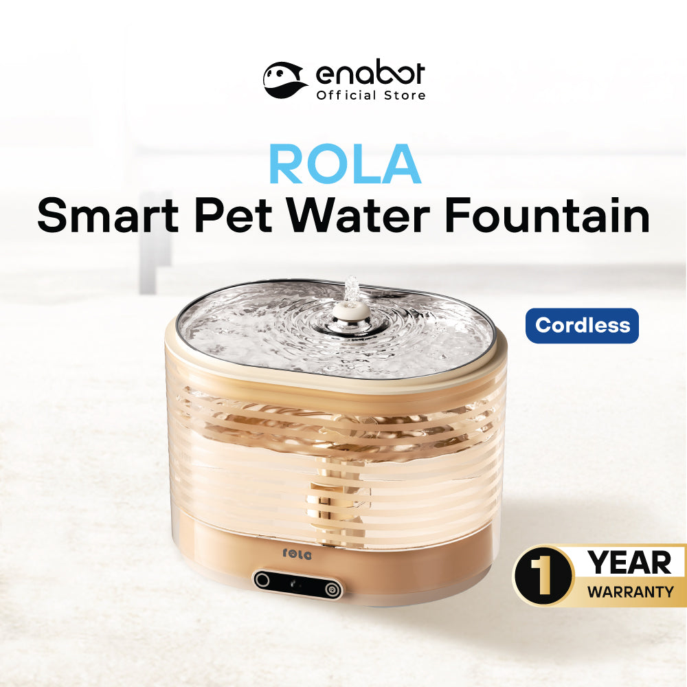 Enabot ROLA Smart Water Fountain (Plug-In/Cordless)