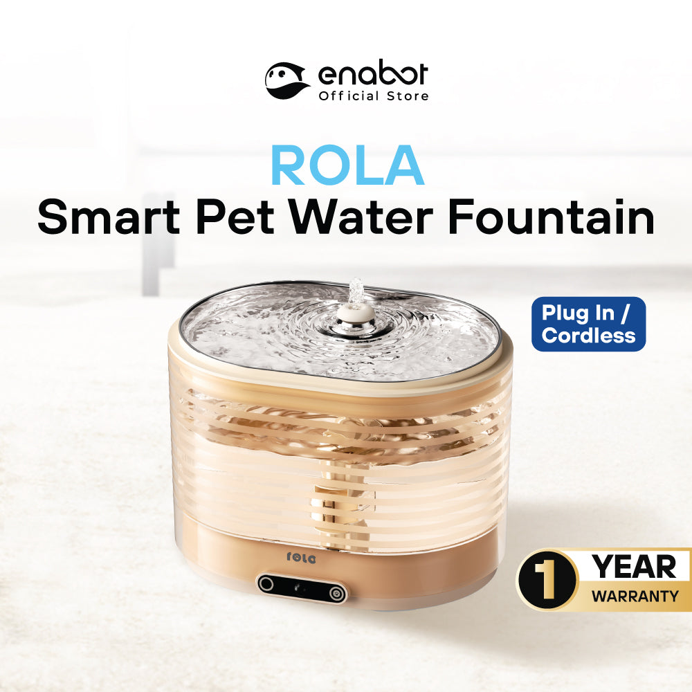Enabot ROLA Smart Water Fountain (Plug-In/Cordless)