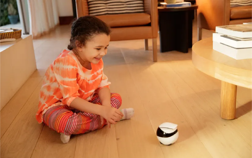 EBO Air is an AI robot camera with could  recognize and follow nearby humans and pets, and also capture and record videos.